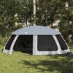 Carpa para piscina con desmontables y paredes azul 690x690 cm