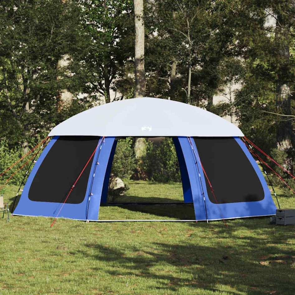 Carpa para piscina con desmontables y paredes azul 690x690