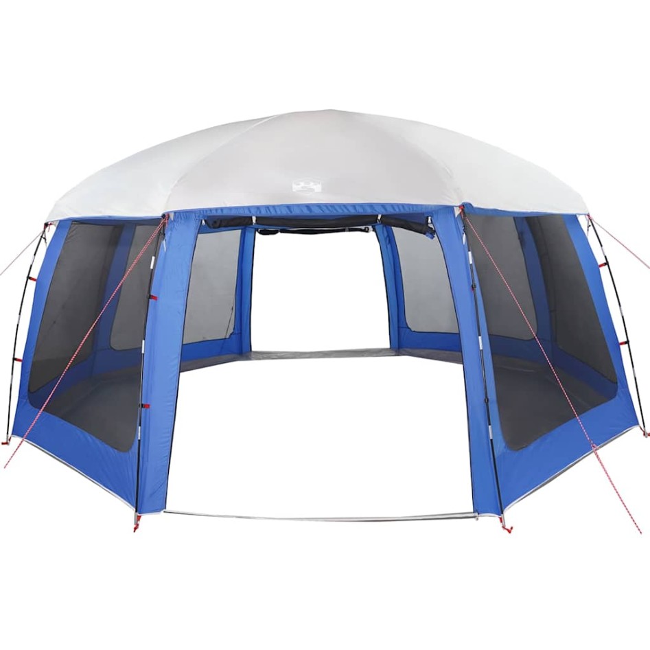 Carpa para piscina con desmontables y paredes azul 690x690