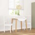 Sillas de comedor 2 unidades madera maciza de caucho