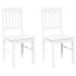 Sillas de comedor 2 unidades madera maciza de caucho