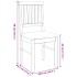 Sillas de comedor con cojines 2 uds madera maciza