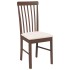 Sillas de comedor con cojines 2 uds madera maciza marrón