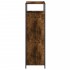 Zapatero de madera de ingeniería roble ahumado 60x34x112
