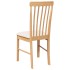 Sillas de comedor con cojines 2 uds madera maciza
