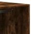 Armario madera de ingeniería color roble ahumado 80x50x200