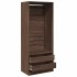Armario madera de ingeniería color roble marrón 80x50x200