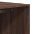 Armario madera de ingeniería color roble marrón 80x50x200