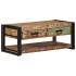 Mesa de centro multicolor 90x50x38 cm madera maciza