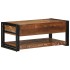 Mesa de centro multicolor 90x50x38 cm madera maciza