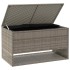 Cojines para exterior gris 100x55x55,5 cm ratán