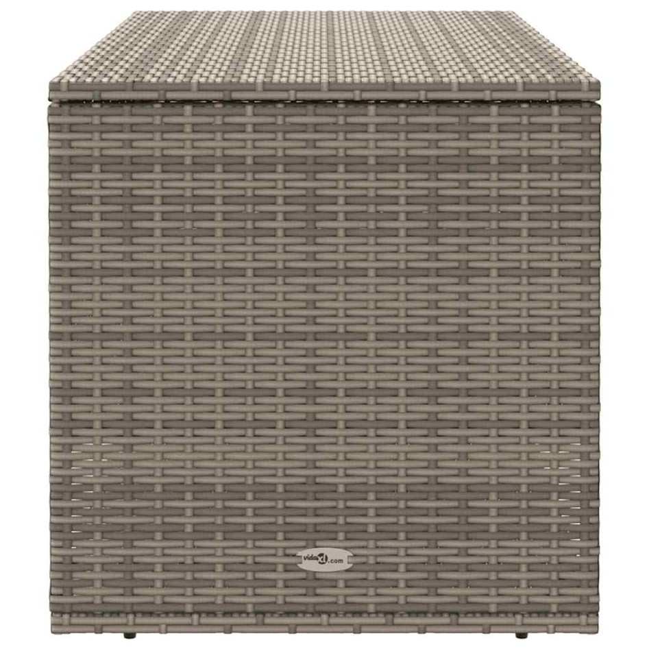 Cojines para exterior gris 100x55x55,5 cm ratán