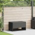 Cojines para exterior negro 100x55x55,5 cm ratán