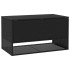Cojines para exterior negro 100x55x55,5 cm ratán