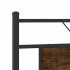 Estructura de cama sin colchón roble ahumado 183x203
