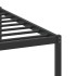 Estructura de cama sin colchón roble ahumado 183x203