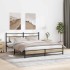 Estructura de cama madera de ingeniería roble Sonoma 160x200