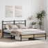 Estructura de cama sin colchón madera roble Sonoma 140x190