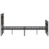 Estructura de cama sin colchón madera marrón roble 120x200