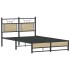Estructura de cama sin colchón madera roble Sonoma 120x190