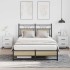 Estructura de cama sin colchón madera roble Sonoma 120x190