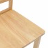 Sillas de comedor 2 unidades madera maciza de