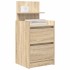 Mesillas de noche con 2 cajones 2 uds roble Sonoma 38x34x80