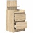 Mesillas de noche con 2 cajones 2 uds roble Sonoma 38x34x80