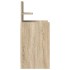 Mesillas de noche con 2 cajones 2 uds roble Sonoma 38x34x80