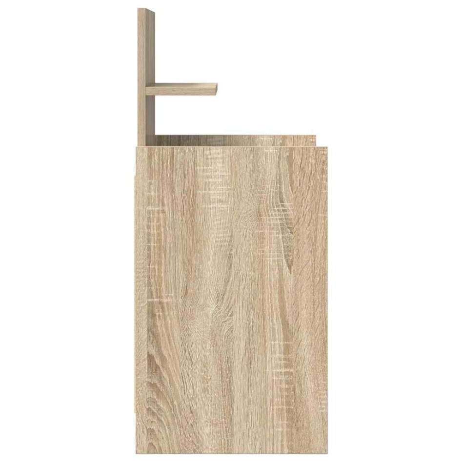 Mesillas de noche con 2 cajones 2 uds roble Sonoma 38x34x80