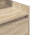 Mesillas de noche con 2 cajones 2 uds roble Sonoma 38x34x80