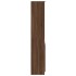 Aparador alto roble marrón 50x35x180 cm madera de