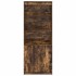 Aparador alto madera de ingeniería roble ahumado 70x35x180