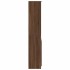 Aparador alto madera de ingeniería marrón roble 70x35x180