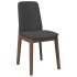 Sillas de comedor con cojines 2 uds madera maciza marrón