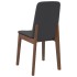 Sillas de comedor con cojines 2 uds madera maciza marrón