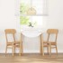 Sillas de comedor 2 unidades madera maciza de