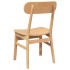 Sillas de comedor 2 unidades madera maciza de