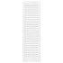 Puerta de armario de lamas 4 uds blanco 99x29,5