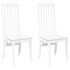 Sillas de comedor 2 unidades madera maciza de caucho