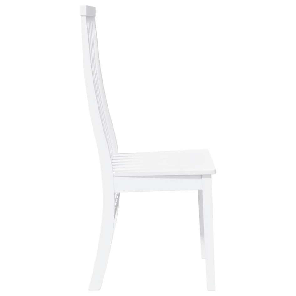 Sillas de comedor 2 unidades madera maciza de caucho