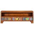 Mueble de TV Multicolor 110x30x40 cm Madera Maciza