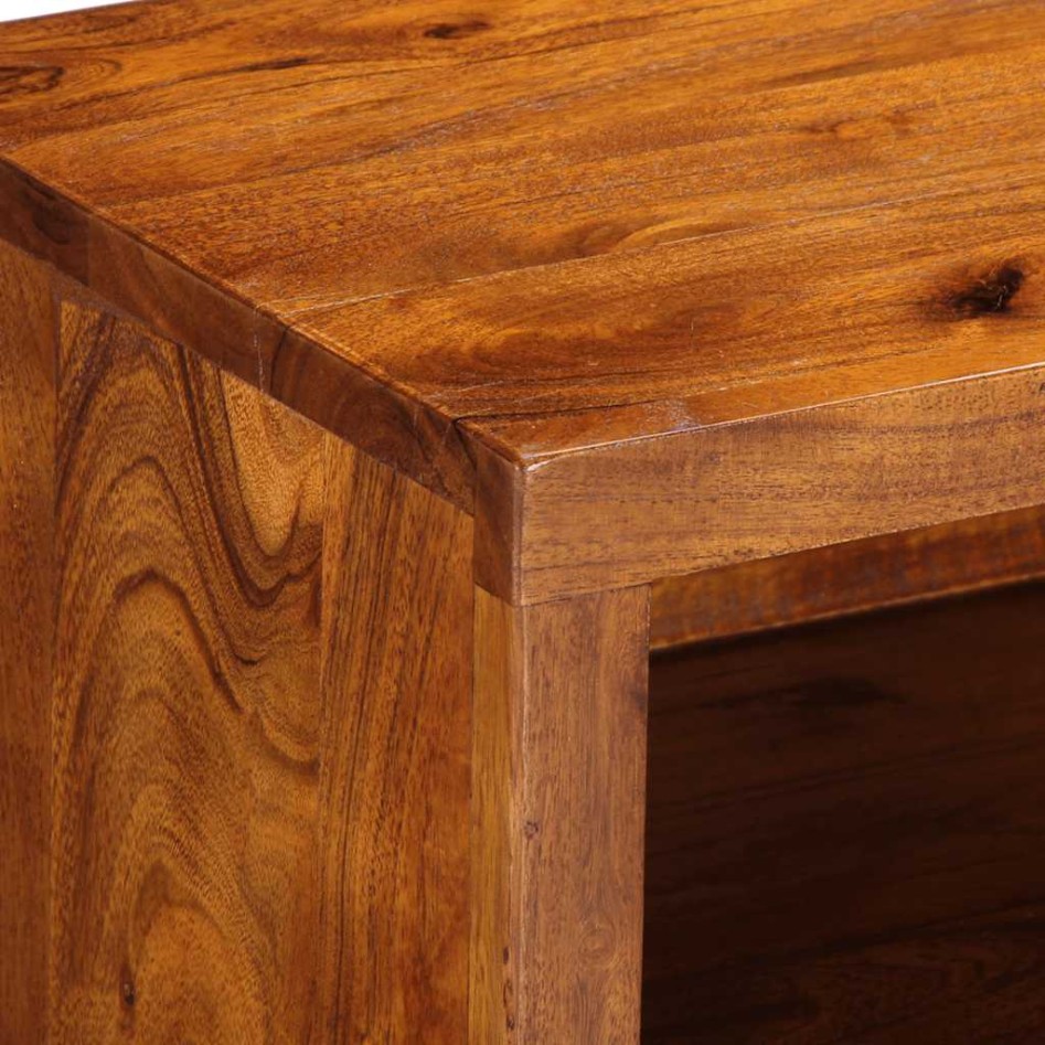 Mueble de TV Multicolor 110x30x40 cm Madera Maciza