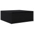 Mesa de centro con cajones roble negro 100x100x40