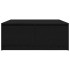 Mesa de centro con cajones roble negro 100x100x40