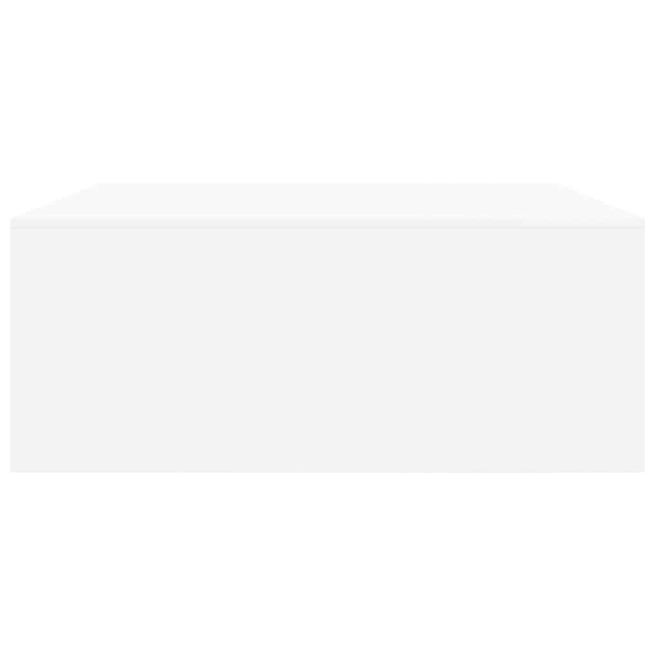 Mesa de centro con cajones blanca 100x100x40