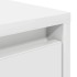 Mesa de centro con cajones blanca 100x100x40
