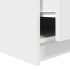 Mesa de centro con cajones blanca 100x100x40