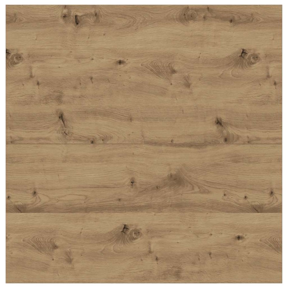 Mesa de centro con cajones roble artesanal 70,5x70x40