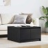 Mesa de centro con cajones roble negro 70,5x70x40